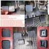 Opuiue 2PCS Brake and Clutch Pedal Pad, Anti-Slip Rubber Pedal