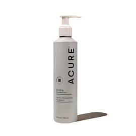 Acure | Acondicionador Bonding de hidratación profunda, ayuda a reparar y suavizar cabello seco, dañado o con color, con manteca de cacao y aceite de aguacate, fórmula vegana sin sulfatos ni parabenos (236 ml)
