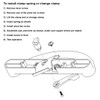 Prime-Line C 1223 Non-Keyed Sliding Glass Door Handle Set –