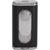 Xikar Verano Flat Flame Cigar Lighter, Elegant, Black, Lifetime Warranty