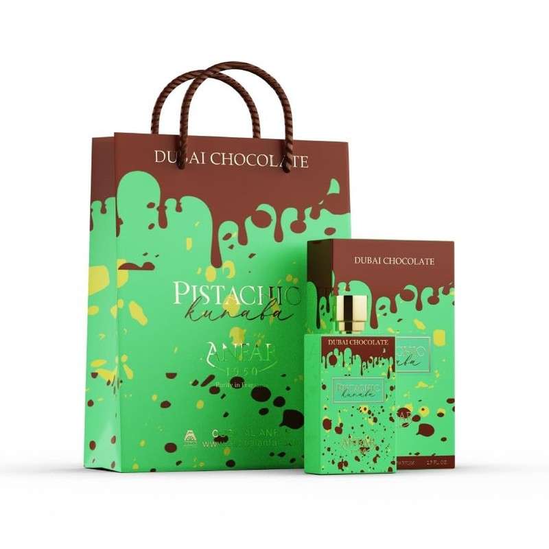 AROMA CONCEPTS Dubai Chocolate Perfume Pistachio Kunafa Fragrance Edp 2.7