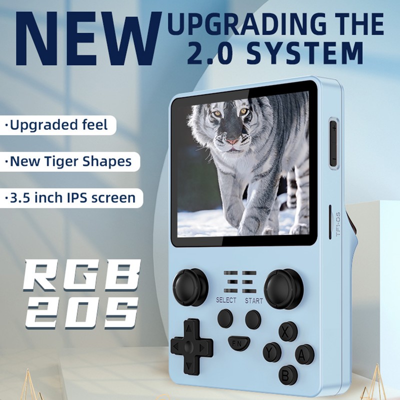 Powkiddy Handheld Game 3.5-inch IPS High-clear Screen Open Source Game