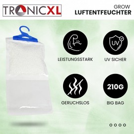 TronicXL Pack of 2 Dehumidifiers for Grow Box Grow Grow Tent Cabinet Accessories Air Dehumidifier Climate Control