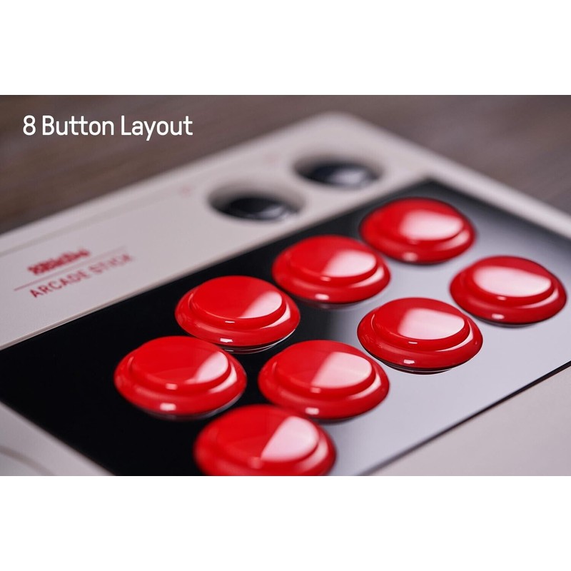 8BitDo Arcade Stick Bluetooth Game Pad for Switch and Windows