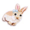 10Pcs Sew On Applique Patches Rabbit Applique Patches,Embroidered Bunny Patch