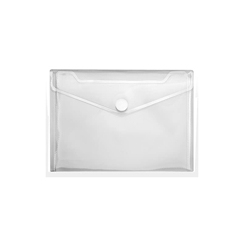 VELOFLEX A456010 Document Wallet Crystal, Pack of 10, DIN A5,