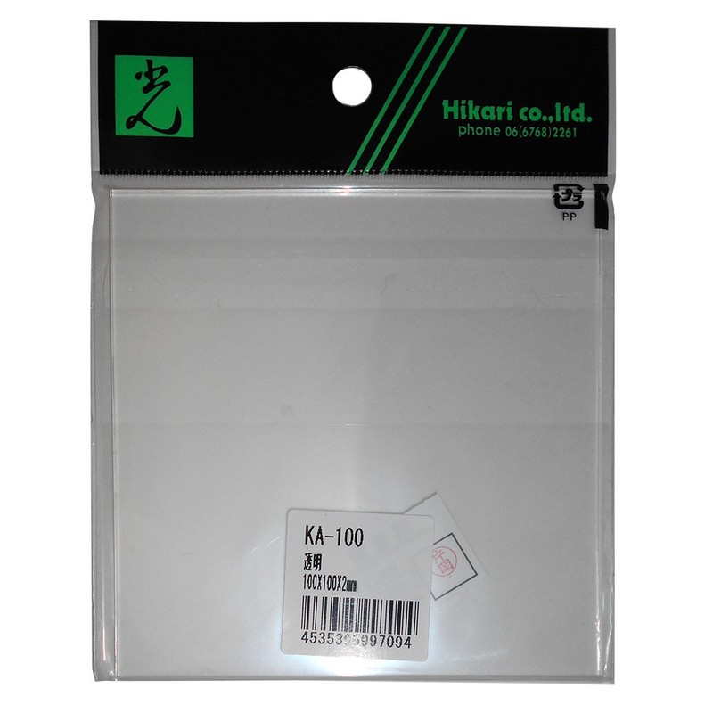 Hikari Acrylic Sheet 3.9 x 3.9 x 0.8 inches (100