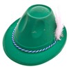 Green Velour Tyrolean Alpine Party Hat
