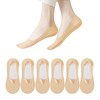 Fixseed No Show Socks Womens 6 Pairs Hidden Invisible Low