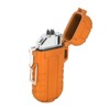 Outdoor Double Arc Electric Lighter Portable Waterproof Flashlight Lighter Charging