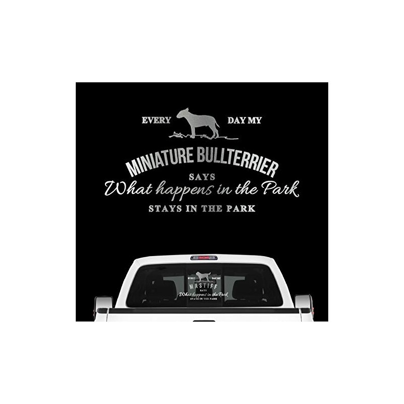 Siviwonder Mini Bull Terrier Vintage Dog Sticker Car Film Miniature