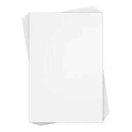 Reskid 100 Pack of Thick Heavyweight Index Cards on 80lb Card Stock - Perfect for Note-Taking, Studying, and Organization - Ideal for Classrooms, Office, and Home Use (5x7, 100, Count), White