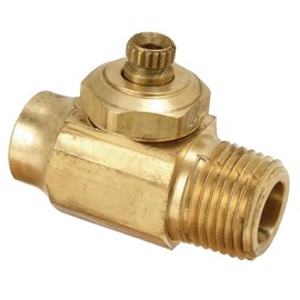 BrassCraft 1/2 in. Nom Sweat Female x 1/2 in. MIP Integral Shut-off Valve