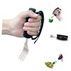 PACKOVE Adaptive Fork for Elderly Disabled Non Skid Comfortable Grip