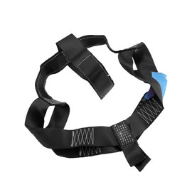 X AUTOHAUX 1 Pcs Rear Wheel Transport Tie Down Strap Motorcycle Nylon Black