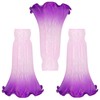 HWDFEI Lily Flower Glass Lampshade Replacement, 3 Pack,Tulip Style Table