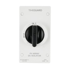 Timeguard IS2N-32DC IP66 DC Rotary Isolator Switch - 2 Pole 32A