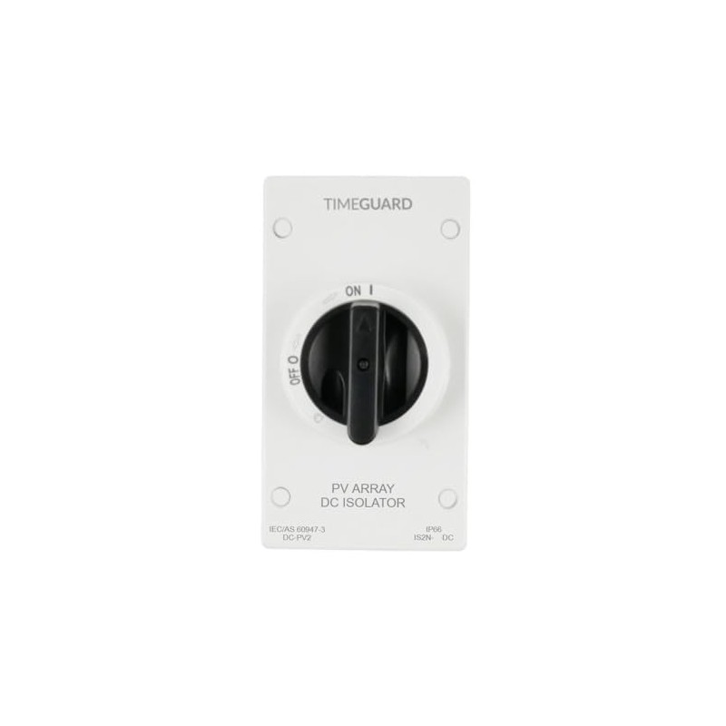 Timeguard IS2N-32DC IP66 DC Rotary Isolator Switch - 2 Pole