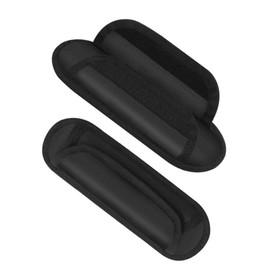 JINJUMEI 2 pieces removable shoulder strap, shoulder strap pad, bag strap pad, black backpack shoulder pad, shoulder pad for travel bag, laptop, shoulder bag, camera bag, guitar bag