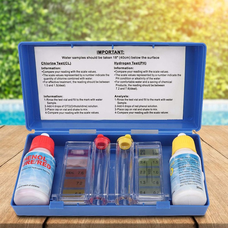 HERCHR Pool Water Test Kit, Universal pH Test Kit Water