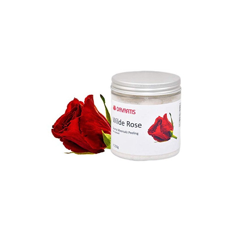 Sauna Sea Salt Peeling Salt Wild Rose 250 g