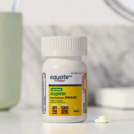 Equate Aspírin Dosis Baja 120 Pastillas 81mg Importado
