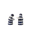 Salt & Pepper Granada Stripes Ceramic White/Cobalto Blue
