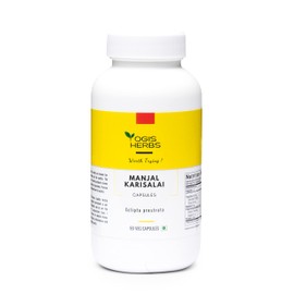 YOGIS HERBS Manjal Karisal Capsules - Bhringraj Capsules (False Daisy, Eclipta alba) Herbal Supplement– 90 Veg capsules