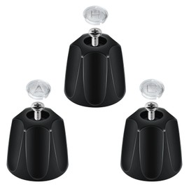 Maibiansm 3 Set Metal Shower Knob Replacement, Tub Faucet Handles Replacement, Bathtub Faucet Handle Remodel Trim Kit Include Hot/Cold/Diverter and 3 Screws