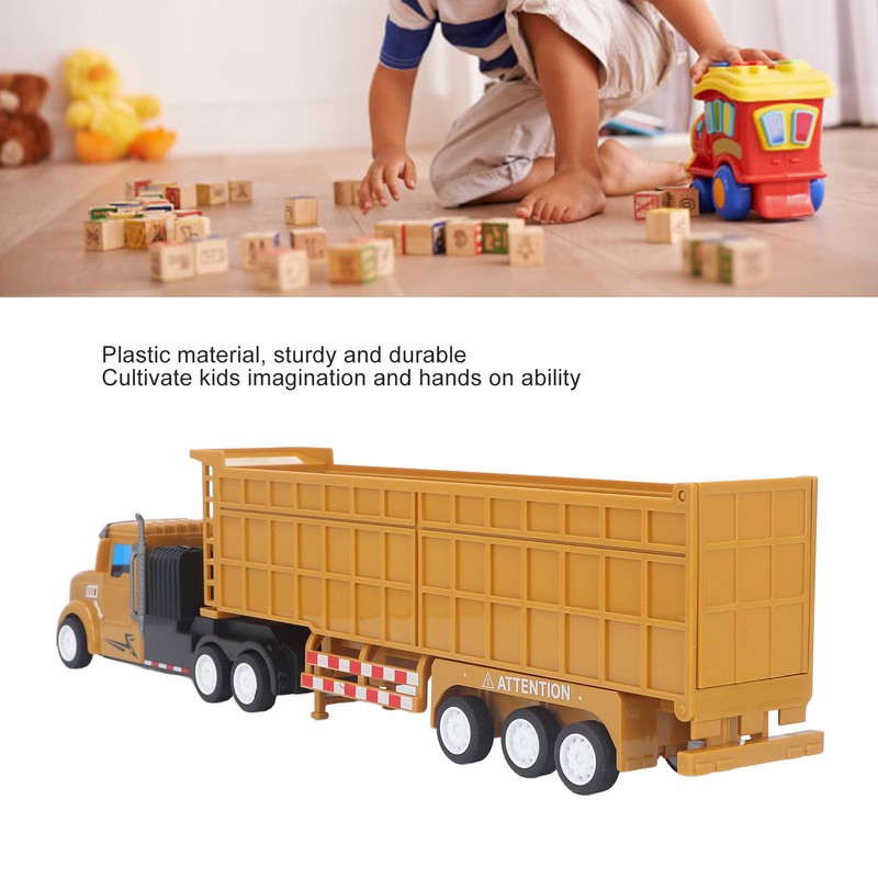Kids Truck Toy Extended Dump Truck Good Simulation Detachable Carriage