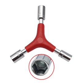 bulltek Universal Bicycle Hex Key Essential Maintenance for Road Bikes and Mountain Bikes - 4/5/6 Allen Key - Handlebar Saddle Screwdriver - Solid Construction