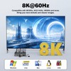 GREATHTEK 8K@60HZ HDMI Displayport KVM Switch 2 Monitors 2 Computers
