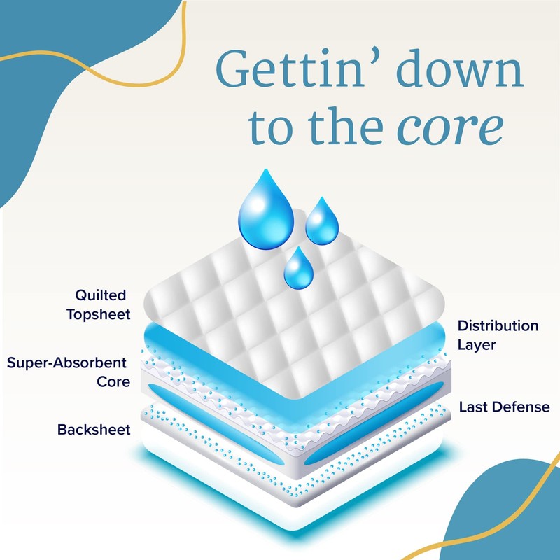 NorthShore MegaMax Adult Overnight Diapers, 12-Hour Tab-Style, Medium, 10 Count