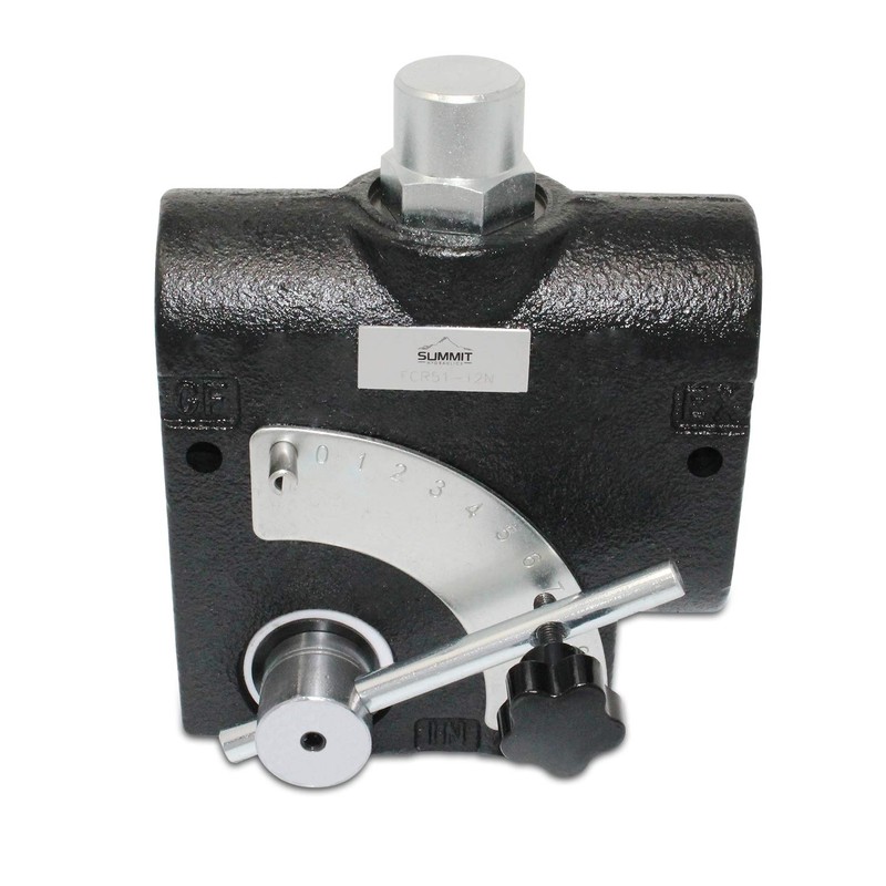 Hydraulic Adjustable Variable Flow Control Valve w/Relief, 0-16 GPM, 1/2”
