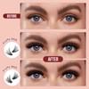 Fluffy Cluster-Lashes Kit 60D+80D, Individual-EyeLashes Kit Mix 10-18mm, Volume Lash