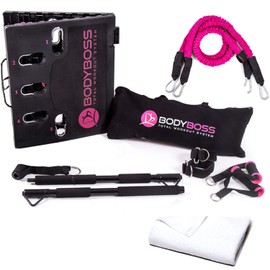 6ave Home Gym 2.0 by 6Ave- Full Portable Gym Home Workout Package - PKG2-Pink