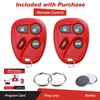 KeylessOption Keyless Entry Remote Control Car Key Fob Replacement for