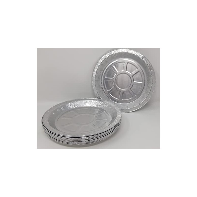 Aluminium Foil 8" Round Pie Flan Tart Plate 20x1.6cm 323cc