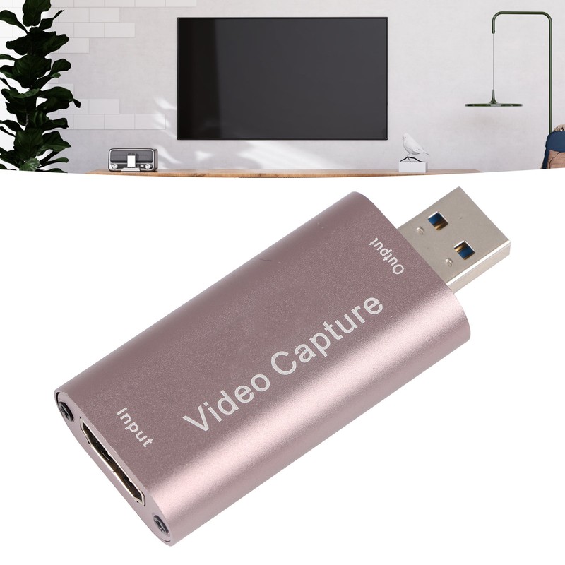 Video Capturing Card 1080P 60Hz USB Interface HD Input Aluminum