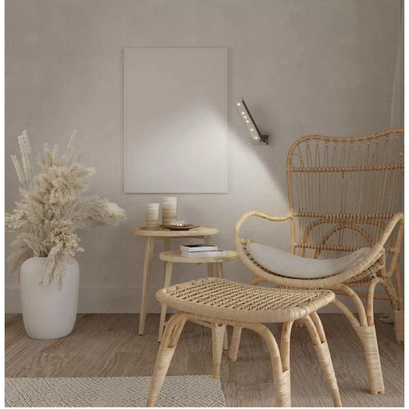 Good Earth, 9" Rechargeable USB Plug-In LED Under-Cabinet Light Bar