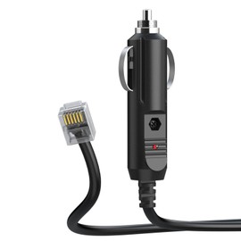 Pinkind Radar Detector Cable, Car Lighter Adapter to 12V RJ-11 Power Cord Compatible with Uniden R1 R3 R7, Valentine, Beltronics, Escort Passport 9500ix, MAX360 Radar Detectors etc. 3.3Feet