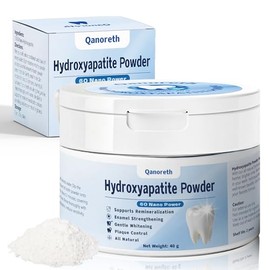 100% Pure Nano Hydroxyapatite Powder for Deep Enamel Remineralization, Cavity Defense, Sensitivity Relief & Teeth Whitening – Hydroxyapatite Powder fo
