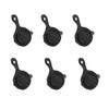 Zeckos Set of 6 Black Mini Cast Iron Skillet Drawer