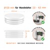 EMFA Round plug cover cap plastic lamellar plug