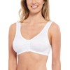 Carole Martin Full-Freedom Comfort Bras - 2 Pack - White