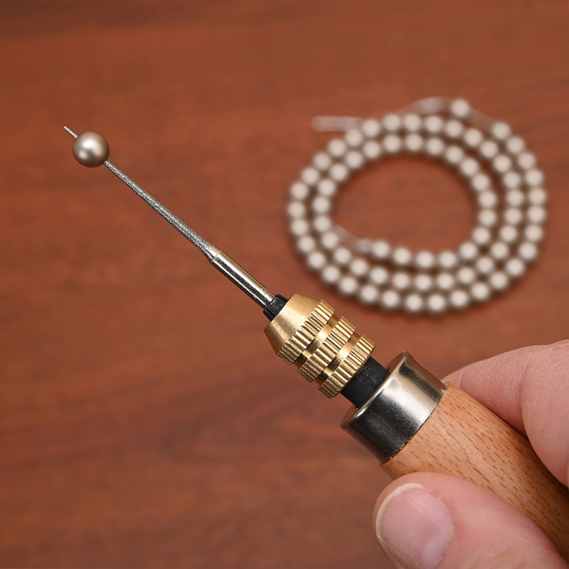The Beadsmith Diamond Reamer Set – 4 Interchangeable Tips, Wood