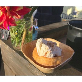 VerTerra 100% Compostable Palm Leaf 4-inch Deep Square Disposable Plate, Heavy Duty, Eco-Friendly, Biodegradable, Sustainable Dinnerware for Weddings, Events, Parties (25 Pack)