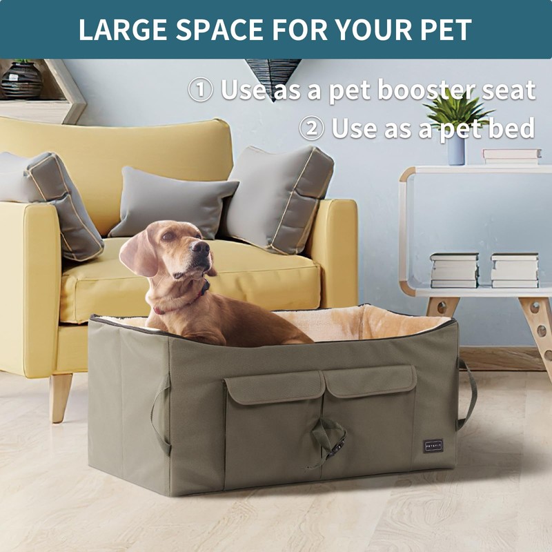 Petsfit Dog Booster Seat For 2 Small Dogs or Medium