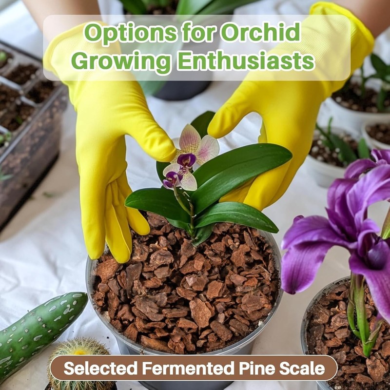 Cypress Orchid Bark Potting Mix – 6–9mm Cypress Mulch for