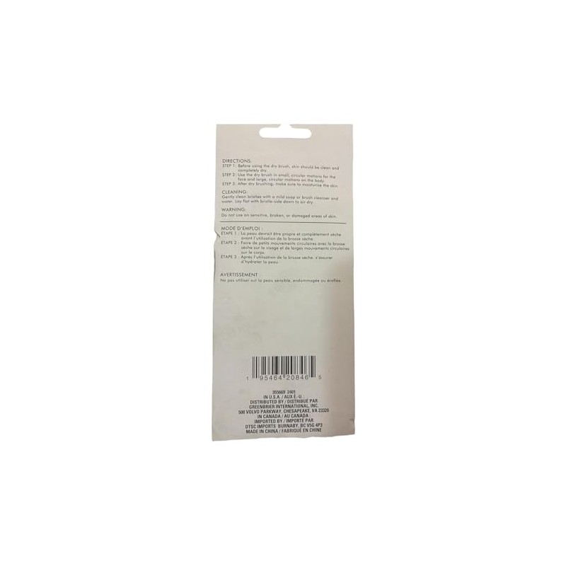 Spa April Cepillo Baño Cuerpo Exfoliante Diario Color Rosa